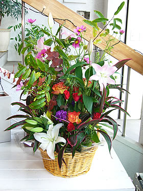 スタンド花1段1